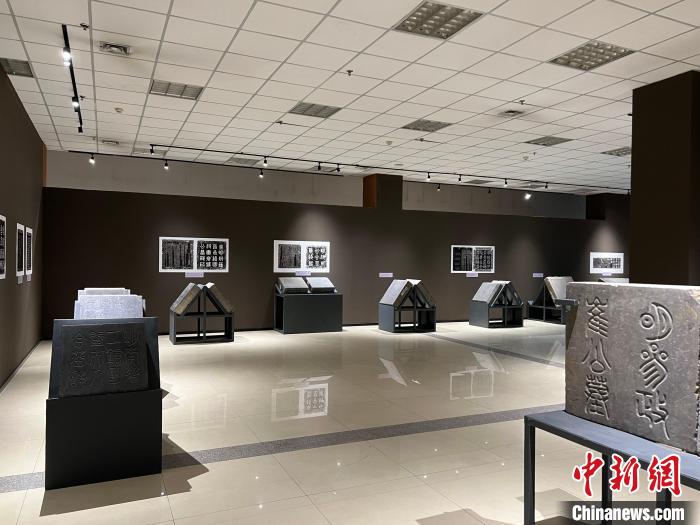 欧陆平台注册：安阳石刻艺术展：128件文物“史忆”三千年